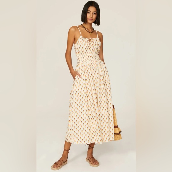 Madewell Cami Midi Dress Size S